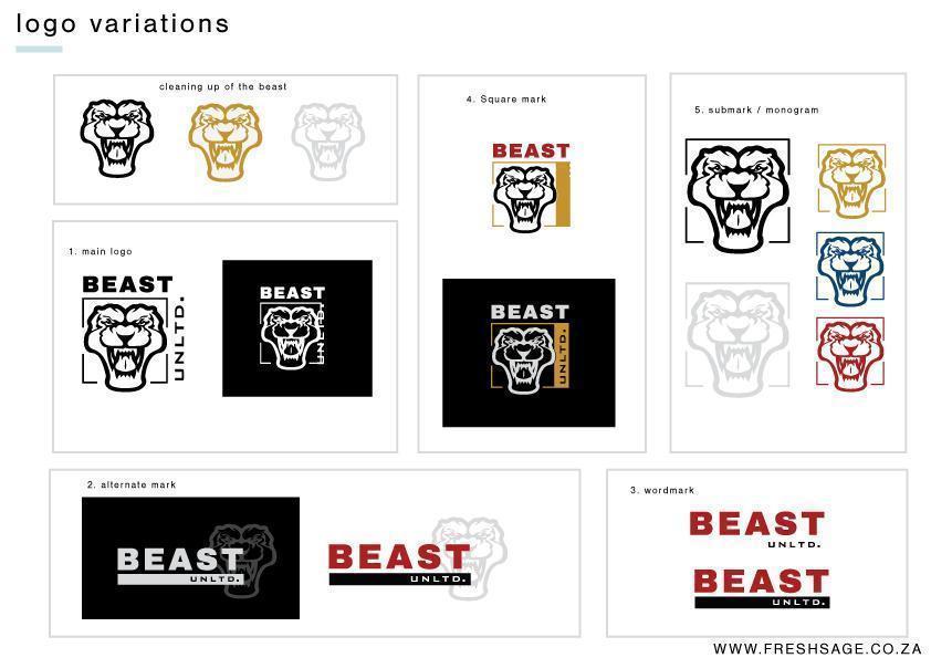 Logo options for Beast Untld.