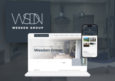 Hospitality brand and website | Wesden Group